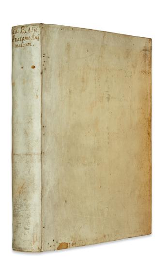 MEDICINE  BLAES or BLASIUS, GERARD. Anatome animalium.  1681